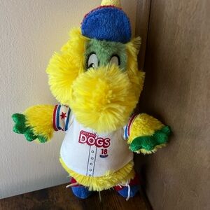 NWOT CHICAGO DOGS SQUEEZE MASCOT PLUSH